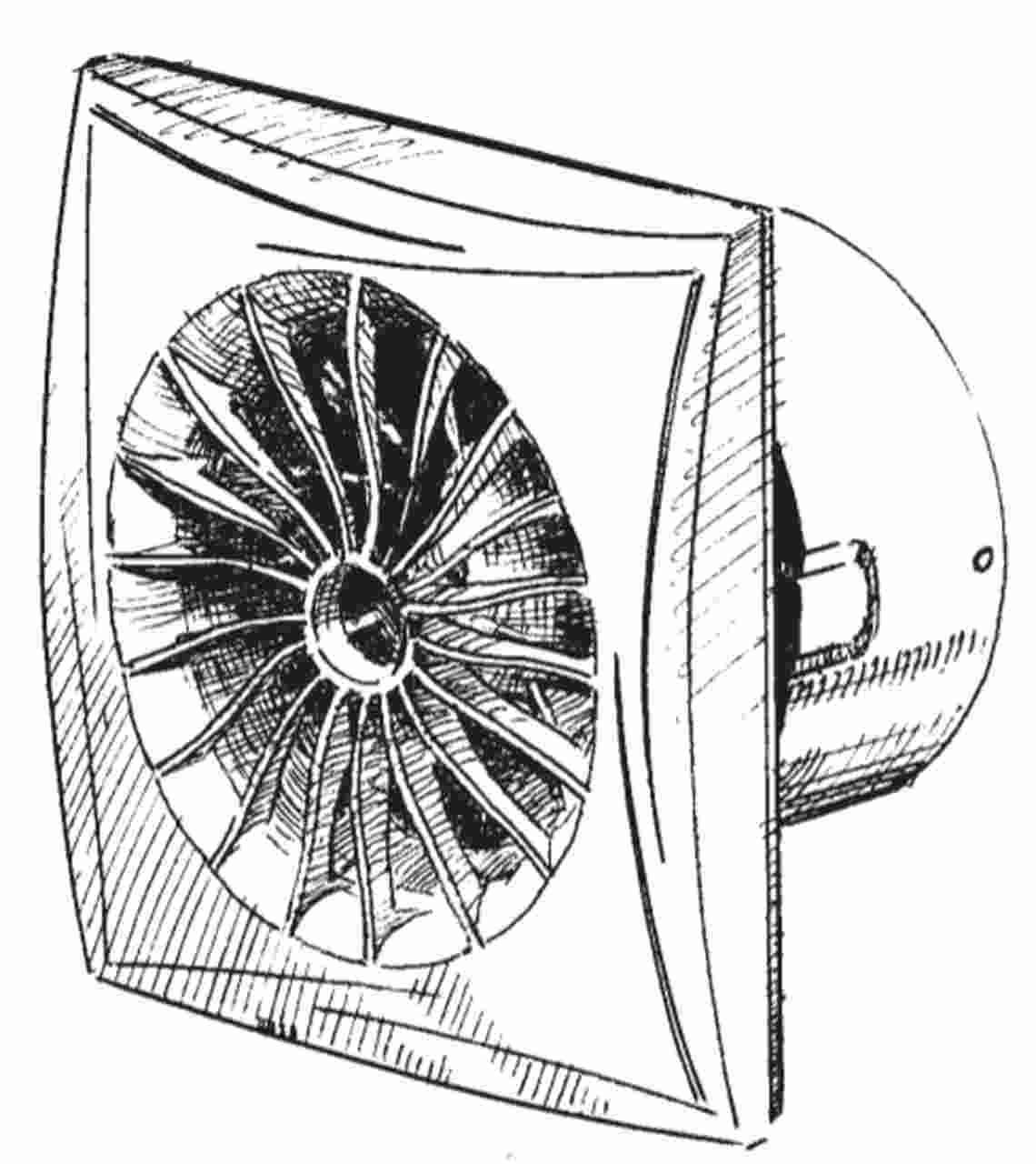 Zeichnung Sileo Abluftgerät von Blauberg Ventilatoren