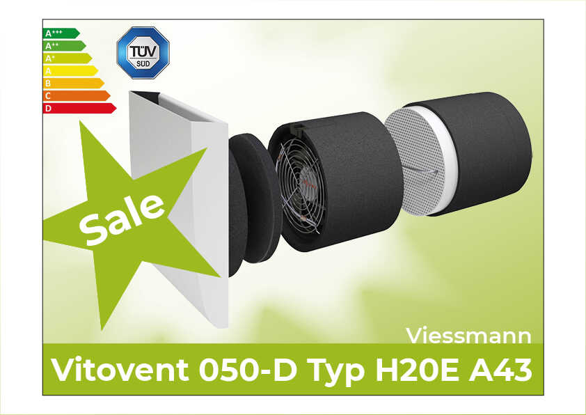 Vitovent 050-D Typ H20E A43 von Viessmann