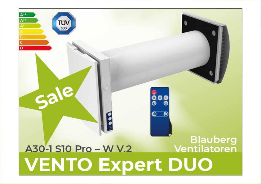 Vento Expert DUO A30-1 S10 von Blauberg-Ventilatoren