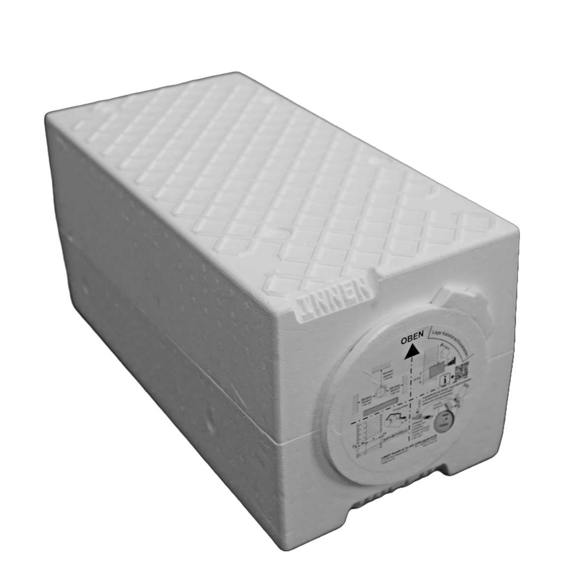 Limodor 38028 Montagekörper 250x250/L500 für Einbauhülse Airodor D:160mm