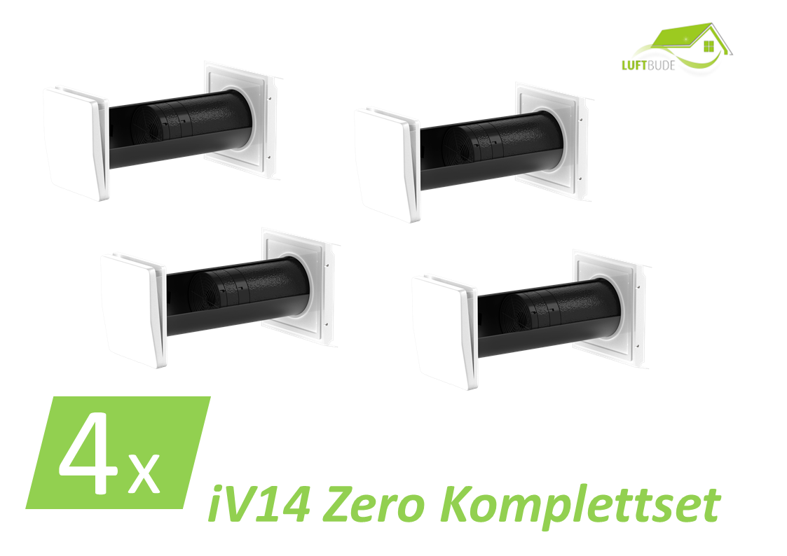 4x Inventer iV14 Zero Lüftungsset