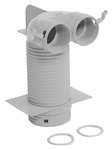 Vaillant Ventilanschluss 90 Grd. Durchm. 125 mm für zwei Luftschläuche - 0020176832