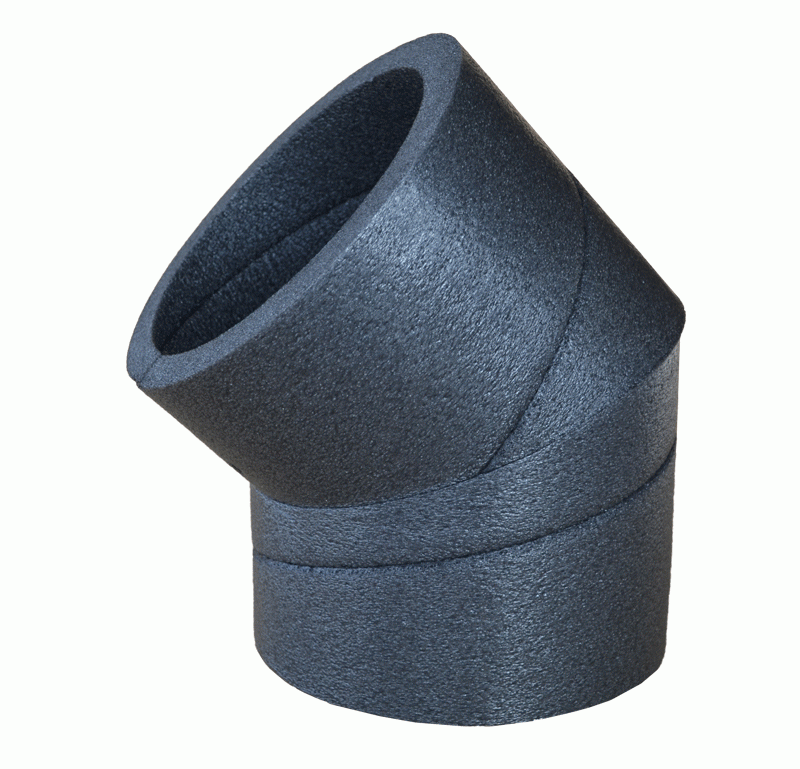 Isopipe Bogen 45° - 125 - 8.048.003