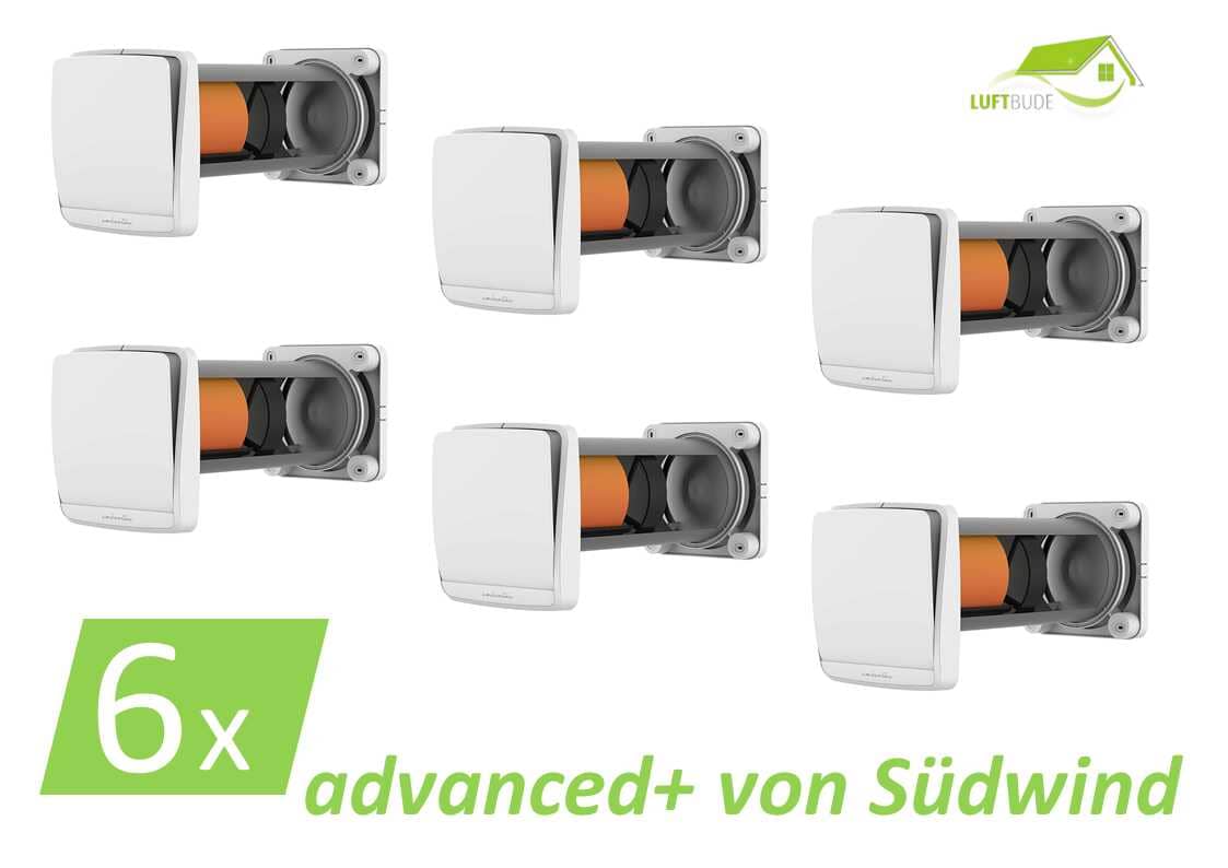 6x Südwind Ambientika advanced+ Lüftungsset