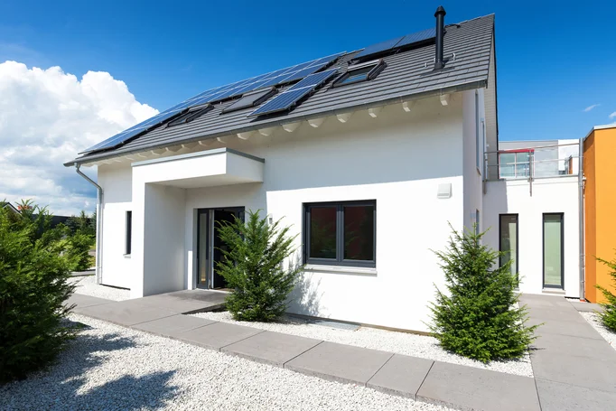 Einfamilienhaus mit Lüftung