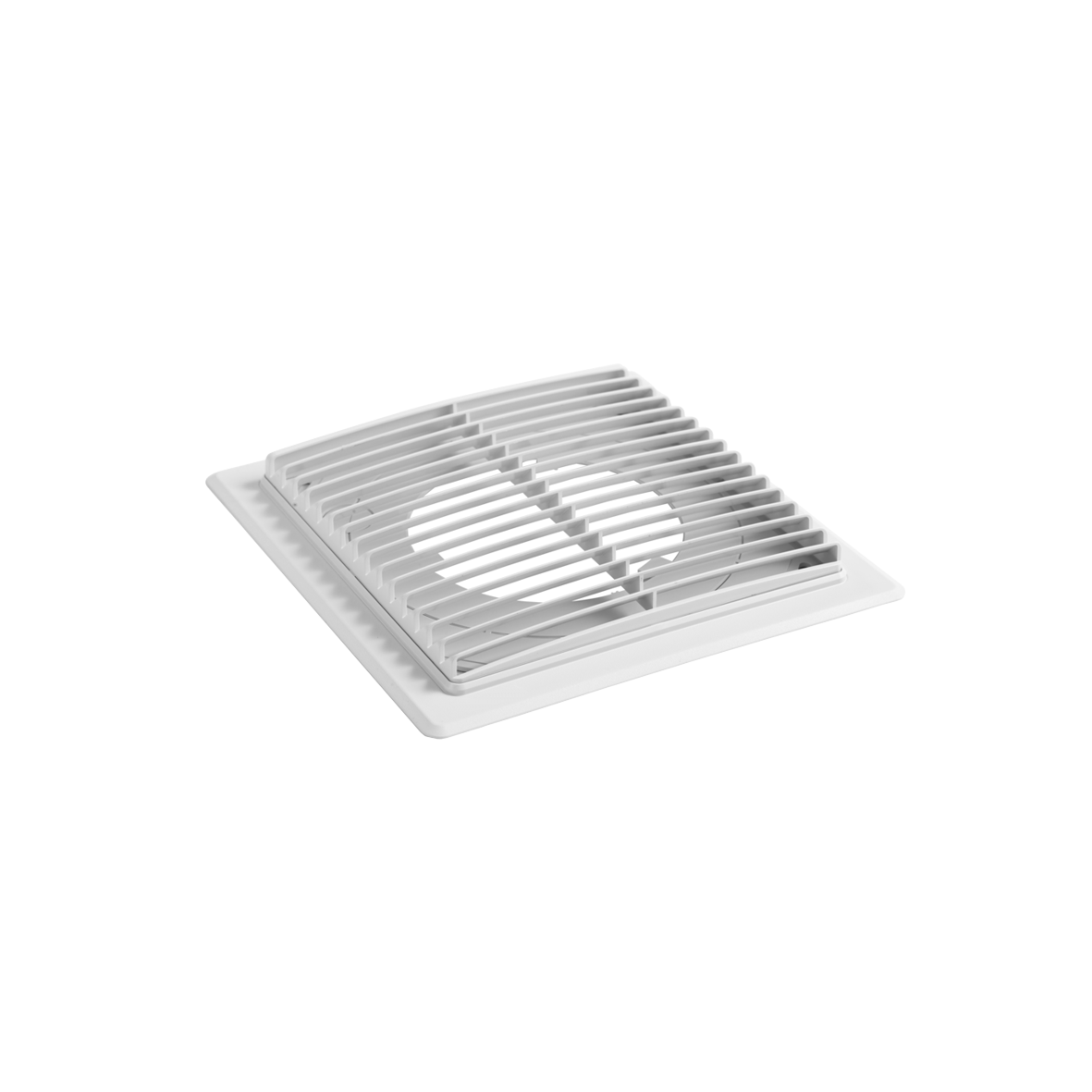 Limodor Abdeckgitter mit Bodenplatte 200x200x24 mm, Farbe: weiß - 98221