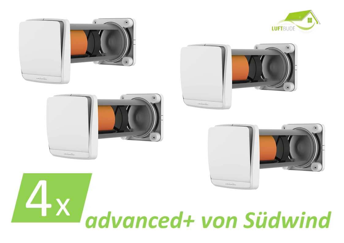 4x Südwind Ambientika advanced+ Lüftungsset